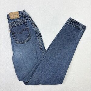 Levi's 501 Jeans Women's Size 10 25x31 High Waist Vintage USA Made 80s Brown Tab